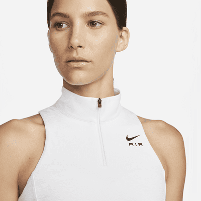 Nike Air Swoosh 1/2-Zip Women's Medium-Support 1-Piece Pad Sports Bra