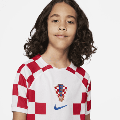 Croatia 2022/23 Stadium Home Big Kids' Nike Dri-FIT Soccer Jersey