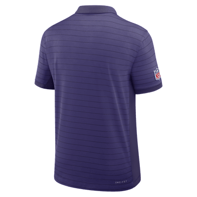 Polo Nike Dri-FIT de la NFL para hombre Baltimore Ravens Sideline Victory Stripe