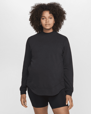 Женские  Nike (M) One Reversible French Terry Pullover Top (Maternity)