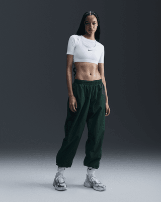 Женские спортивные штаны Nike Sportswear Essential Mid-Rise Oversized Woven Joggers