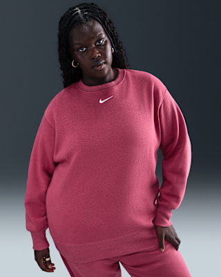 Женский свитшот Nike Sportswear Phoenix Fleece Oversized Crew-Neck (Plus Size)