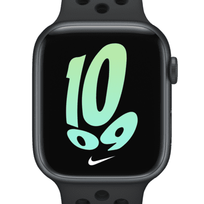Apple Watch Series 7 (GPS) With Nike Sport Band 45mm Midnight ...