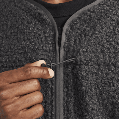 Chamarra de tejido Fleece grueso para hombre Nike Tech