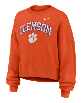 Женские  Clemson Phoenix Arch Nike College Pullover Crew