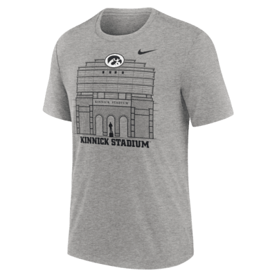 Playera universitaria Nike para hombre Iowa Hawkeyes Local Campus Time Honored Tradition