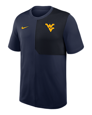 Мужские  West Virginia Sideline Coach Nike Dri-FIT College Top