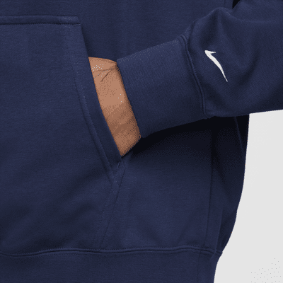 Sudadera sin cierre de correr Dri-FIT de tejido Fleece para hombre Nike Track Club