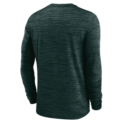 Michigan State Sideline Velocity Men's Nike Dri-FIT College Long-Sleeve T-Shirt