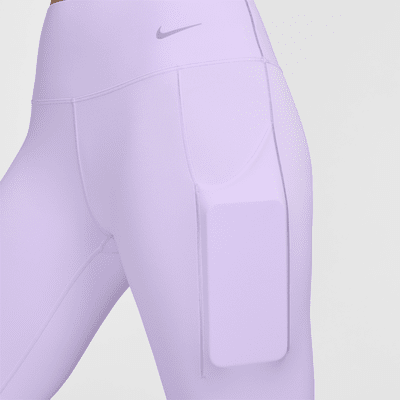 Damskie legginsy ze średnim stanem i kieszeniami o długości 7/8 zapewniające średnie wsparcie Nike Universa