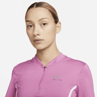 Nike Air Dri-FIT Women's Short-Sleeve 1/4-Zip Running Top