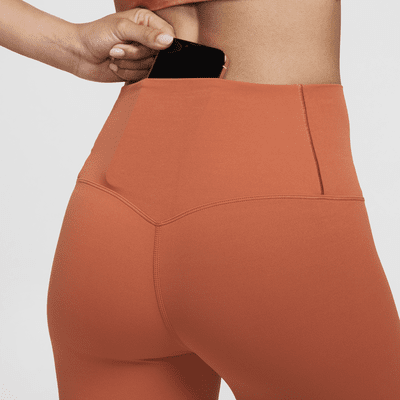 Nike Zenvy 7/8-Leggings mit sanftem Halt und hohem Taillenbund für Damen