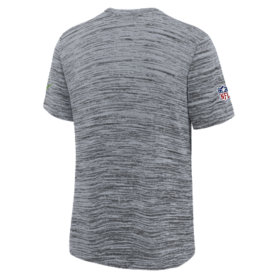 Playera Nike Dri-FIT de la NFL para niños talla grande Seattle Seahawks Rivalry Sideline Velocity