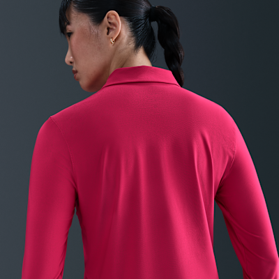 Långärmad pikétröja Nike Victory Dri-FIT för kvinnor