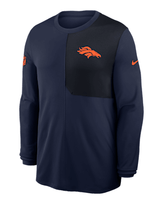 Мужские  Denver Broncos Sideline Coach Nike Dri-FIT NFL Long-Sleeve Top