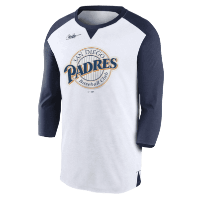 Nike Rewind Colors (MLB San Diego Padres) Men's 3/4-Sleeve T-Shirt