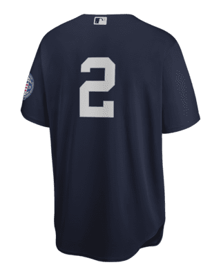 MLB New York Yankees 2020 Hall of Fame Induction (Derek Jeter). Men's  Replica Baseball Jersey.
