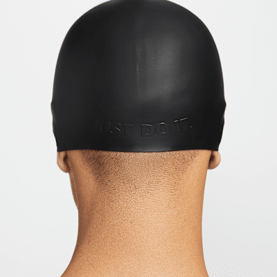 Gorro de entrenamiento de silicona para pelo largo Nike Swim Solid