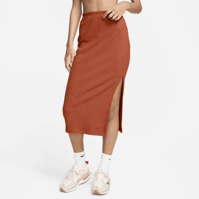 Nike Sportswear Chill Rib Women's Slim Midi Skirt