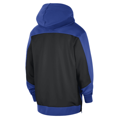 Dallas Mavericks Showtime Nike NBA-hoodie met rits en Dri-FIT voor heren