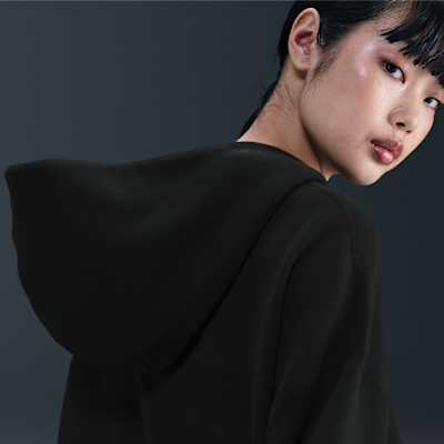 Felpa con cappuccio e zip a tutta lunghezza in fleece Nike Sportswear - Donna