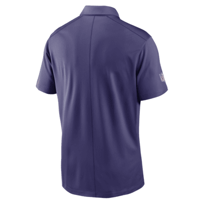 Baltimore Ravens NFL Football Purple Golf Polo Shirt Sz L