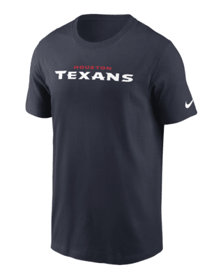 Мужская футболка Houston Texans Primetime Wordmark Essential Nike NFL