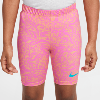 Nike Dri-FIT Conjunto de mallas cortas y camiseta con estampado de flores silvestres - Niño/a pequeño/a