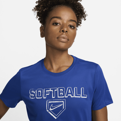 Playera de softball para mujer Nike Dri-FIT