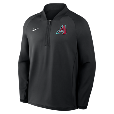 Arizona Diamondbacks Authentic Collection Men's Nike Dri-FIT MLB 1/2-Zip Long-Sleeve Top