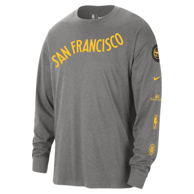 Playera de manga larga Nike de la NBA Max90 para hombre Golden State Warriors 2023/24 City Edition