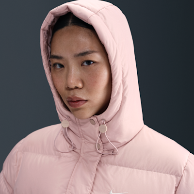 나이키 스포츠웨어 메트로 여성 써마 핏 루즈 핏 후드 패딩 재킷