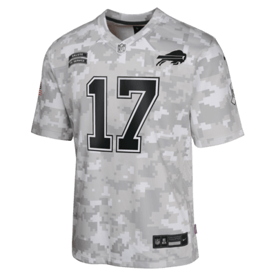 Josh Allen Buffalo Bills Salute to Service Big Kids' Nike Dri-FIT NFL Limited Jersey