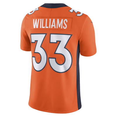 Javonte Williams Denver Broncos Men's Nike Dri-FIT NFL Limited Football Jersey