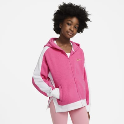nike therma full zip hoodie women's