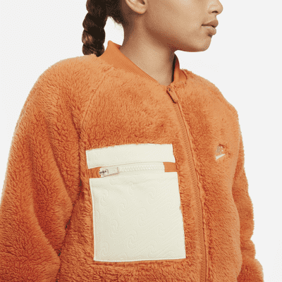 Chamarra acondicionada para el invierno Nike Sportswear para niñas talla grande