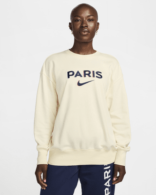 Женский свитшот Paris Saint-Germain Phoenix Fleece Nike Soccer Oversized Crew-Neck