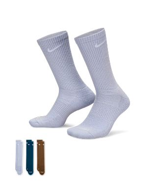 Unisex носки Nike Everyday Plus Cushioned Training Crew Socks (3 Pairs) для тренировок