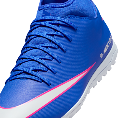 Tacos de fútbol para pasto sintético (turf) de corte high Nike Mercurial Superfly 10 Club