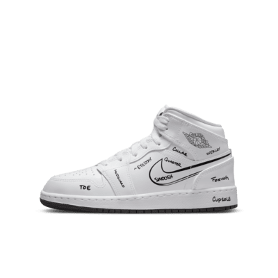 white jordan 1 nike