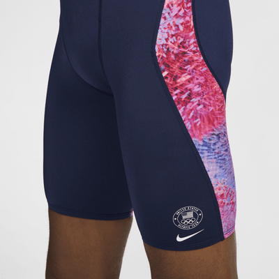 Nike Swim Cloud Team USA Men's HydraStrong Print Jammer