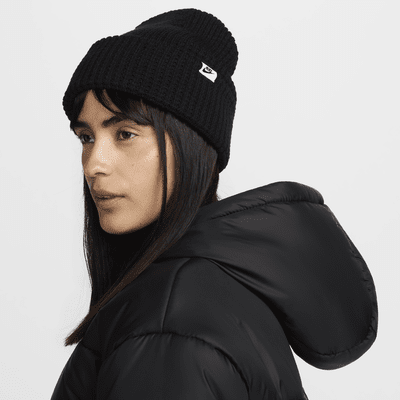 Nike Peak Strick-Beanie mit Waffelmuster