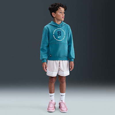 เสื้อมีฮู้ดบาสเก็ตบอลเด็กโต Sabrina Club Fleece
