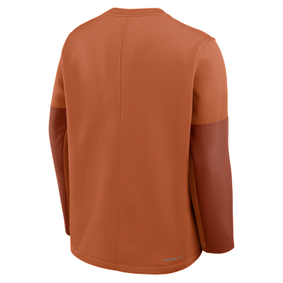 Texas Sideline Coach Men's Nike Therma-FIT College Long-Sleeve T-Shirt