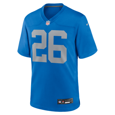 Jahmyr Gibbs Detroit Lions Men's Nike NFL Game Football Jersey