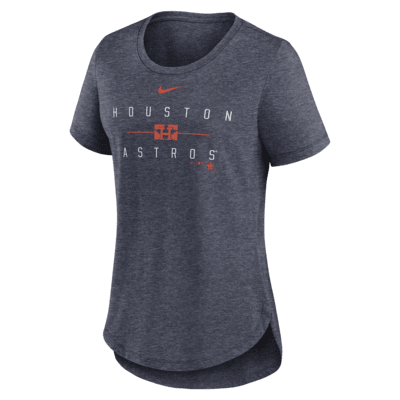 Houston Astros Knockout Team Stack Women's Nike MLB T-Shirt