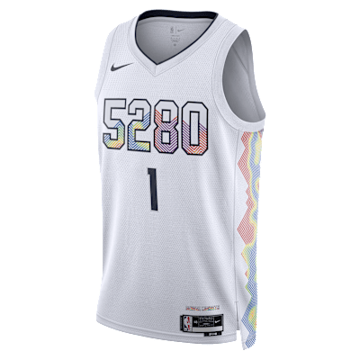 Jersey Nike Dri-FIT de la NBA Swingman para hombre Michael Porter Jr. Denver Nuggets 2024/25 City Edition