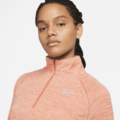 nike pacer half zip pink