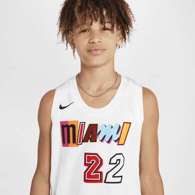 Jimmy Butler Miami Heat City Edition Nike Swingman NBA-jersey met Dri-FIT voor kids