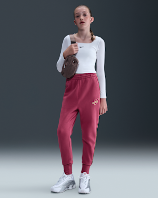 Детские спортивные штаны Nike Sportswear Club Fleece Big Kids' (Girls') Oversized Joggers